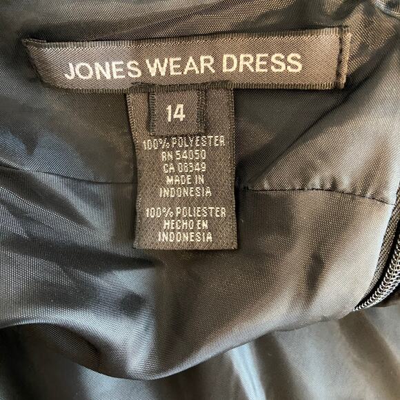 Y2K Black Halter Cocktail Dress - Women's Size 14 - Picture 4 of 5